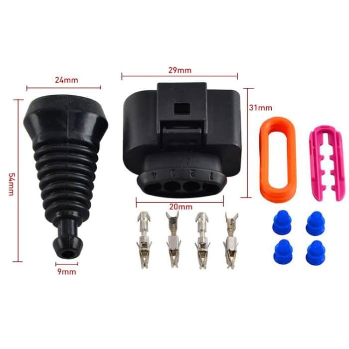 1 Set Für Audi A7 3,0 T 2016 Auto Zündspule Stecker Reparatur Kit, Kleine Größe 1J0973704 – Bild 3