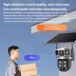 VTS02 4MP Multi-lens Panoramic Solar Surveillance PTZ Dome Camera, Southeast Asia WiFi, Southeast Asia 4G, Southeast Asia 4G-AOV, European 4G – Bild 6