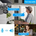 VTS29 6MP Multi-lens Panoramic Solar Surveillance PTZ Dome Camera, Southeast Asia WiFi, Southeast Asia 4G, European 4G – Bild 12