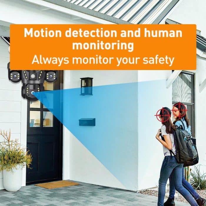 VTS29 6MP Multi-lens Panoramic Solar Surveillance PTZ Dome Camera, Southeast Asia WiFi, Southeast Asia 4G, European 4G – Bild 13