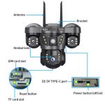 VTS29 6MP Multi-lens Panoramic Solar Surveillance PTZ Dome Camera, Southeast Asia WiFi, Southeast Asia 4G, European 4G – Bild 17