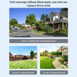 VTS29 6MP Multi-lens Panoramic Solar Surveillance PTZ Dome Camera, Southeast Asia WiFi, Southeast Asia 4G, European 4G – Bild 4