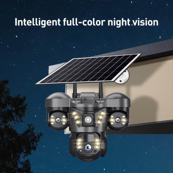 VTS29 6MP Multi-lens Panoramic Solar Surveillance PTZ Dome Camera, Southeast Asia WiFi, Southeast Asia 4G, European 4G – Bild 6