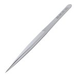MEGA-IEDA High Hard Non-magnetic Stainless Steel Repair Tweezers, Long Tip, Short Tip, Curved Tip