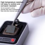 MEGA-IEDA High Hard Non-magnetic Stainless Steel Repair Tweezers, Long Tip, Short Tip, Curved Tip – Bild 7