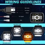 Y19 H4 7 inch Car Sun Style Square Modified Headlight for Jeep Wrangler, Y19 – Bild 4