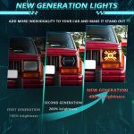 Y23 H4 7 inch Car Seven-bead Sun Style Square Modified Headlight for Jeep Wrangler, Y23 – Bild 8