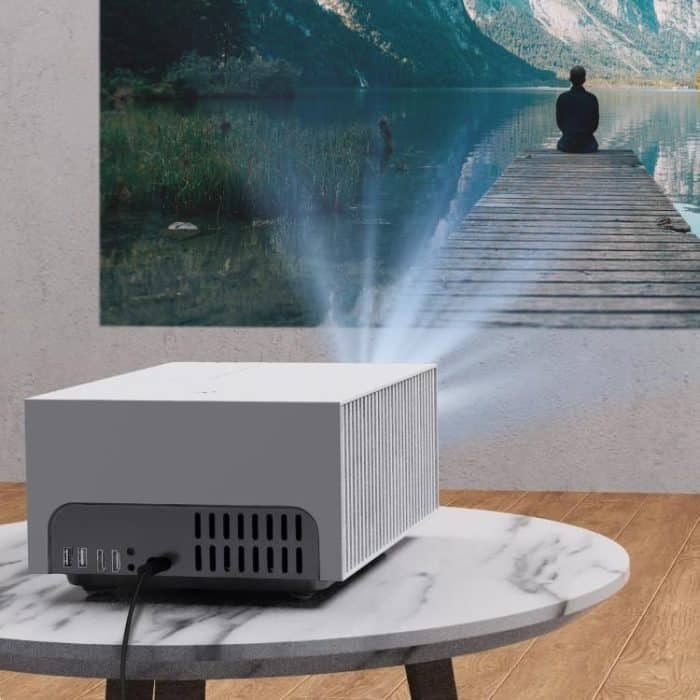 VIVIBRIGHT D7000 Lite 1920x1080P 550ANSI Screen Mirror Smart Projector, US Plug, UK Plug, AU Plug, EU Plug – Bild 6