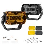 2pcs/Pack Car 70W High-power Matrix Eyes Work Light with Cable Set, Eyes – Bild 2