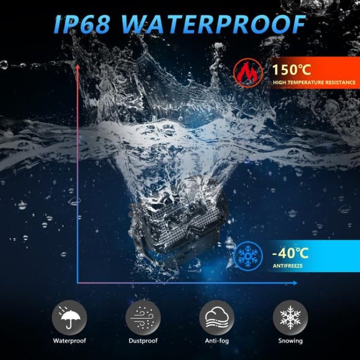 2pcs/Pack Car 70W High-power Matrix Eyes Work Light with Cable Set, Eyes – Bild 12