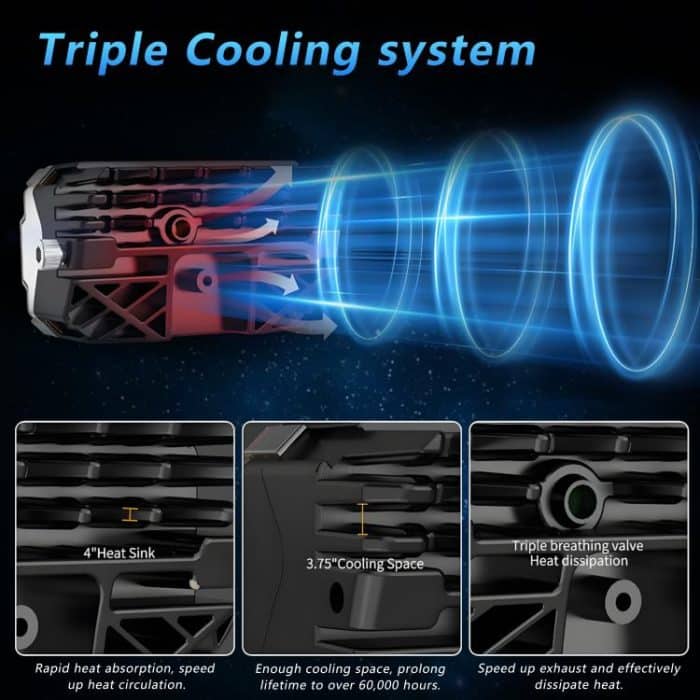 2pcs/Pack Car 70W High-power Matrix Eyes Work Light with Cable Set, Eyes – Bild 10