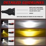 T09 2pcs/Pack 55W 3 inch High Power Dual Lens Fog Light, T09 Four-corner Universal, T09 Oblique Universal – Bild 9