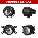 T10 2 Stück/Packung 55 W 3 Zoll Hochleistungs-Nebelscheinwerfer mit Doppellinse, universeller Doppelhalter – Bild 12