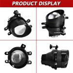 T12 2pcs/Pack 55W 3 inch High Power Dual Lens Fog Light Oblique Style for Toyota, T12 Left Driver, T12 Right Driver – Bild 11