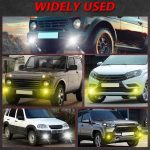 T12 2pcs/Pack 55W 3 inch High Power Dual Lens Fog Light Oblique Style for Toyota, T12 Left Driver, T12 Right Driver – Bild 10