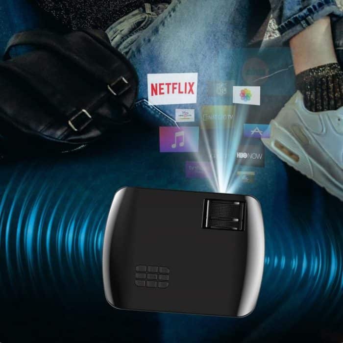 VIVIBRIGHT F10 Lite 1920x1080P 250ANSI Screen Mirroring Smart Projector, US Plug, UK Plug, AU Plug, EU Plug – Bild 8