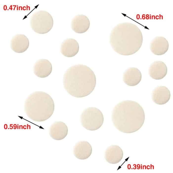 Schwarzes Rohrschnittstellen-Korkstück B-Klarinetten-Tonlochpolster – Bild 3