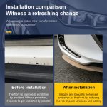Car Starry Sky Shiny Soft Rubber Front Bar Side Anti-collision Strip – Bild 4
