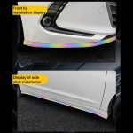 Car Starry Sky Shiny Soft Rubber Front Bar Side Anti-collision Strip – Bild 5
