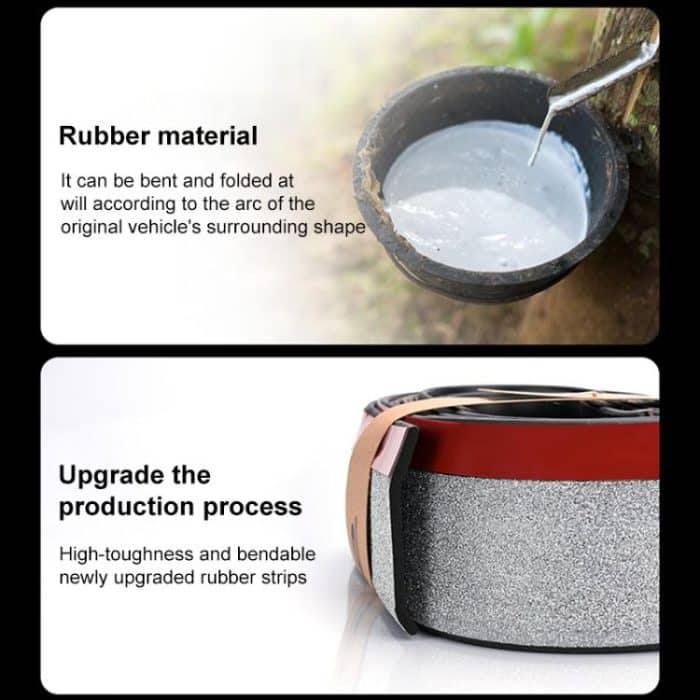 Car Starry Sky Shiny Soft Rubber Front Bar Side Anti-collision Strip – Bild 6