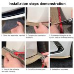 Car Starry Sky Shiny Soft Rubber Front Bar Side Anti-collision Strip – Bild 9