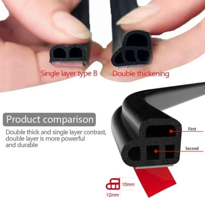 L Type 10m Car Rubber Seal Strip, L Type 10m – Bild 3