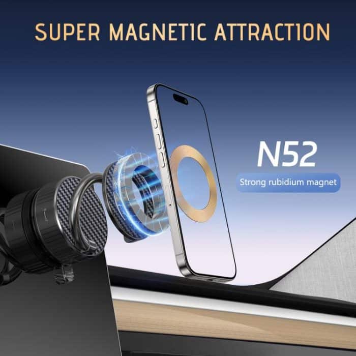 H3 Folding Vacuum Adsorption Magnetic Car Phone Holder, H3 – Bild 4
