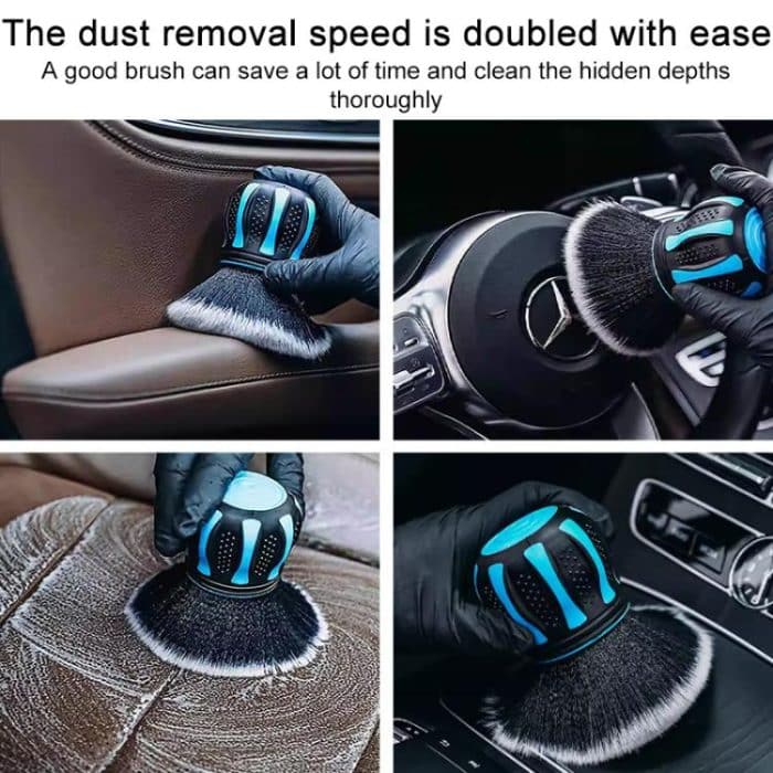 Car Large Round Head Soft Bristle Ball Interior Cleaning Brush – Bild 6