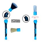 3-teiliges Auto-Reinigungsbürstenset mit weichen Borsten und Ellenbogen – Bild 4