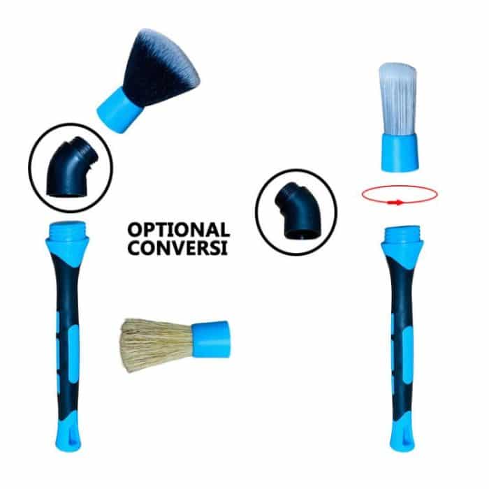 3-teiliges Auto-Reinigungsbürstenset mit weichen Borsten und Ellenbogen – Bild 4