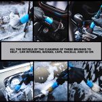 3-teiliges Auto-Reinigungsbürstenset mit weichen Borsten und Ellenbogen – Bild 5