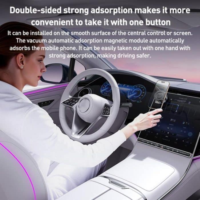 Yesido C255 360 Rotating Electric Vacuum Suction Cup MagSafe Car Mount – Bild 3