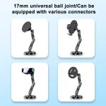 17mm Universal Ball 360 Degree Rotating Adhesive Car Holder Base, 3-folding, 2-folding – Bild 4
