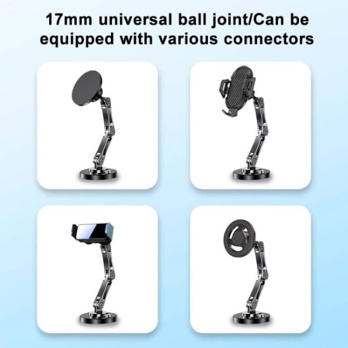 17mm Universal Ball 360 Degree Rotating Adhesive Car Holder Base, 3-folding, 2-folding – Bild 4