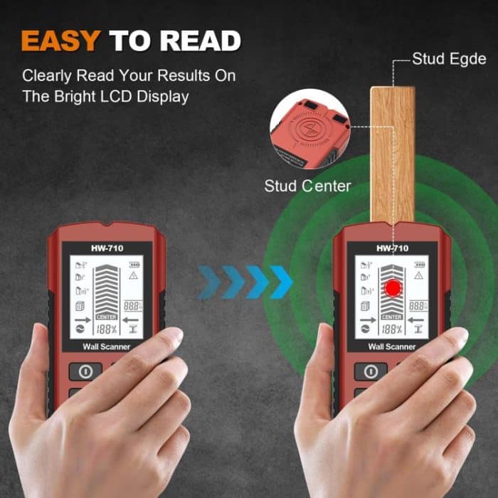 HW-710 5-in-1 Wall Scanner Metal Detector Stud Finder Measuring Instrument – Bild 6