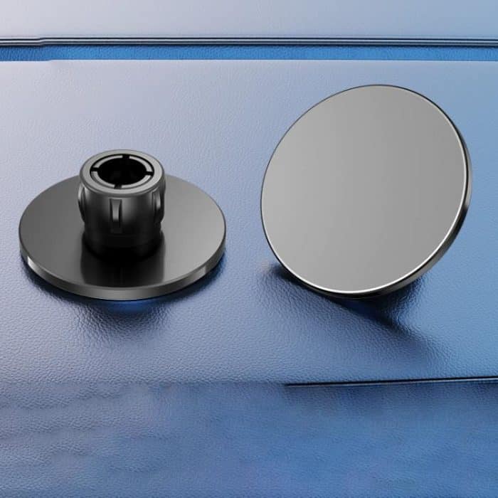 17mm Universal Ball MagSafe Magnetic Adapter Car Phone Holder Base, C4 Solid Color Black, C5 Hexagonal Black, C6 Round Black, C6 Round Silver – Bild 1