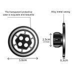 17mm Universal Ball MagSafe Magnetic Adapter Car Phone Holder Base, C4 Solid Color Black, C5 Hexagonal Black, C6 Round Black, C6 Round Silver – Bild 2