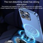 17mm Universal Ball MagSafe Magnetic Adapter Car Phone Holder Base, C4 Solid Color Black, C5 Hexagonal Black, C6 Round Black, C6 Round Silver – Bild 4