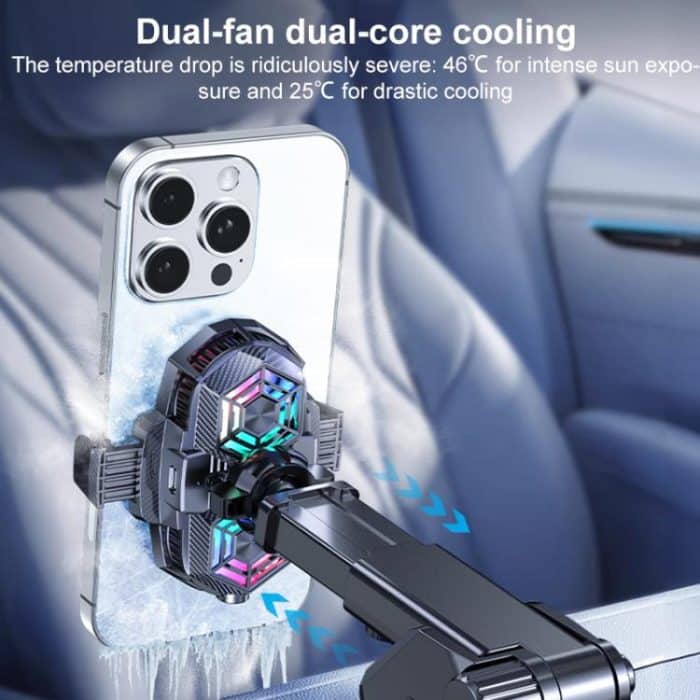 H5 17mm Universal Ball RGB Halbleiter Wärmeableitung Auto Telefon Halter Basis – Bild 2