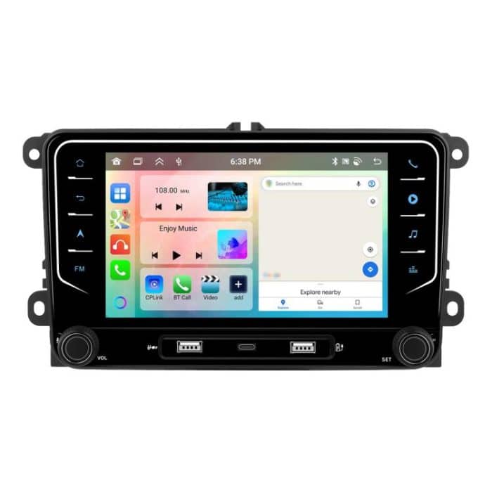 EDA008296901.jpg For Volkswagen Android 15 7 inch Wireless CarPlay Car Player Central Control Navigation Machine, Standard, Standard+AHD+Microphone – Bild 1