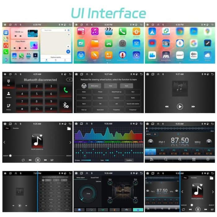 For Volkswagen Android 15 7 inch Wireless CarPlay Car Player Central Control Navigation Machine, Standard, Standard+AHD+Microphone – Bild 14