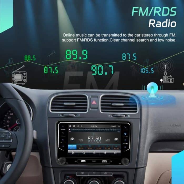 For Volkswagen Android 15 7 inch Wireless CarPlay Car Player Central Control Navigation Machine, Standard, Standard+AHD+Microphone – Bild 5