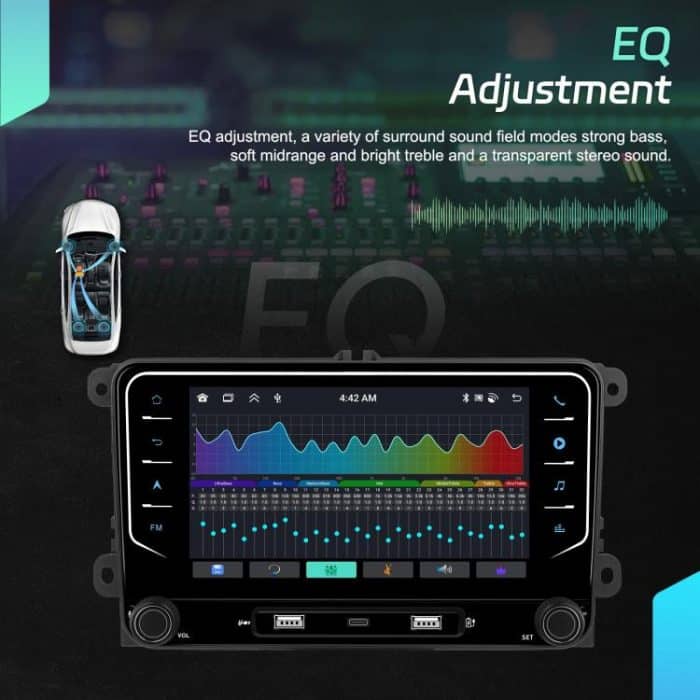 For Volkswagen Android 15 7 inch Wireless CarPlay Car Player Central Control Navigation Machine, Standard, Standard+AHD+Microphone – Bild 6