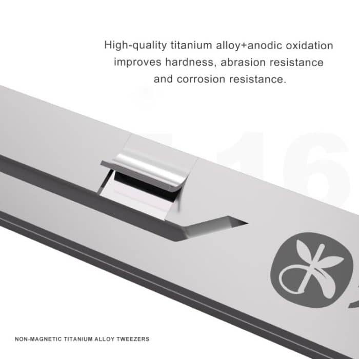 Mijing NZ-16 Nicht magnetische ultraleichte 0,1-mm-Pinzette aus Titanlegierung – Bild 5