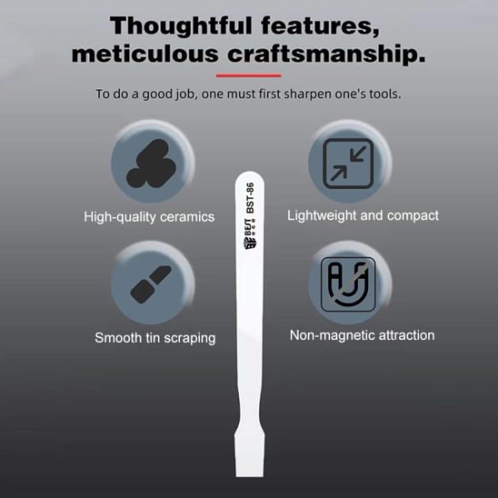 BEST BST-86 Multifunktionaler antistatischer antimagnetischer BGA-Keramik-Zinnschaber – Bild 4