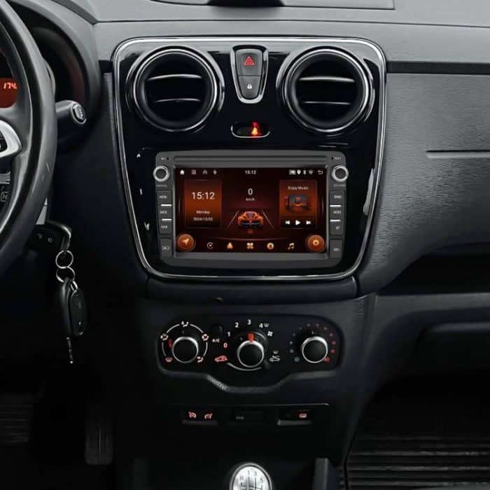 For Dacia Android 15 7 inch Wireless CarPlay Car Player Car Central Control Navigation Machine, Standard, Standard+AHD+Microphone – Bild 2