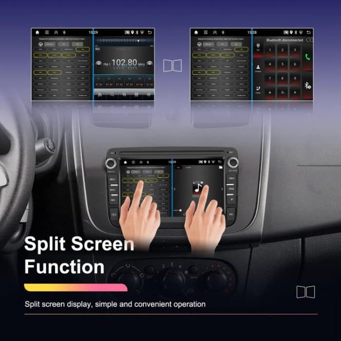 For Dacia Android 15 7 inch Wireless CarPlay Car Player Car Central Control Navigation Machine, Standard, Standard+AHD+Microphone – Bild 12