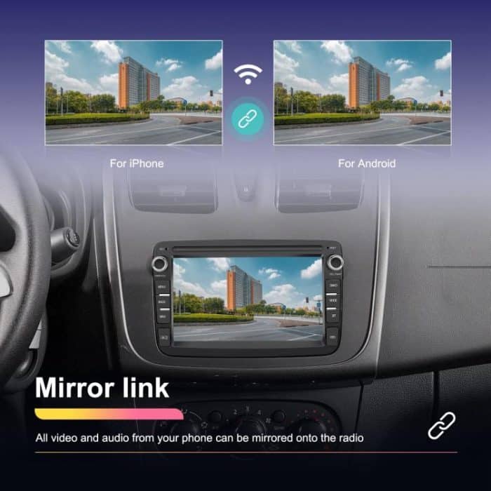 For Dacia Android 15 7 inch Wireless CarPlay Car Player Car Central Control Navigation Machine, Standard, Standard+AHD+Microphone – Bild 14