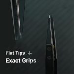 2uul TW32 Schwarze K-Flachspitze, ESD-sichere Keramikpinzette – Bild 5