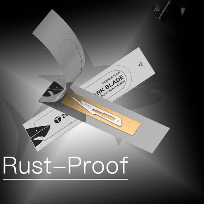 2uul 100 in 1 DA18 BB Shark Blade Series Klinge aus Kohlenstoffstahl Nr. 11 – Bild 3